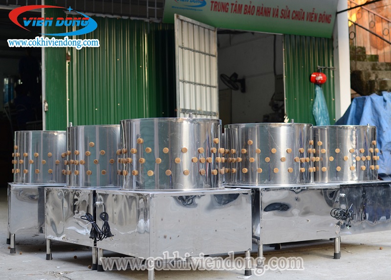 Máy nhổ lông gà sản xuất tại Việt Nam